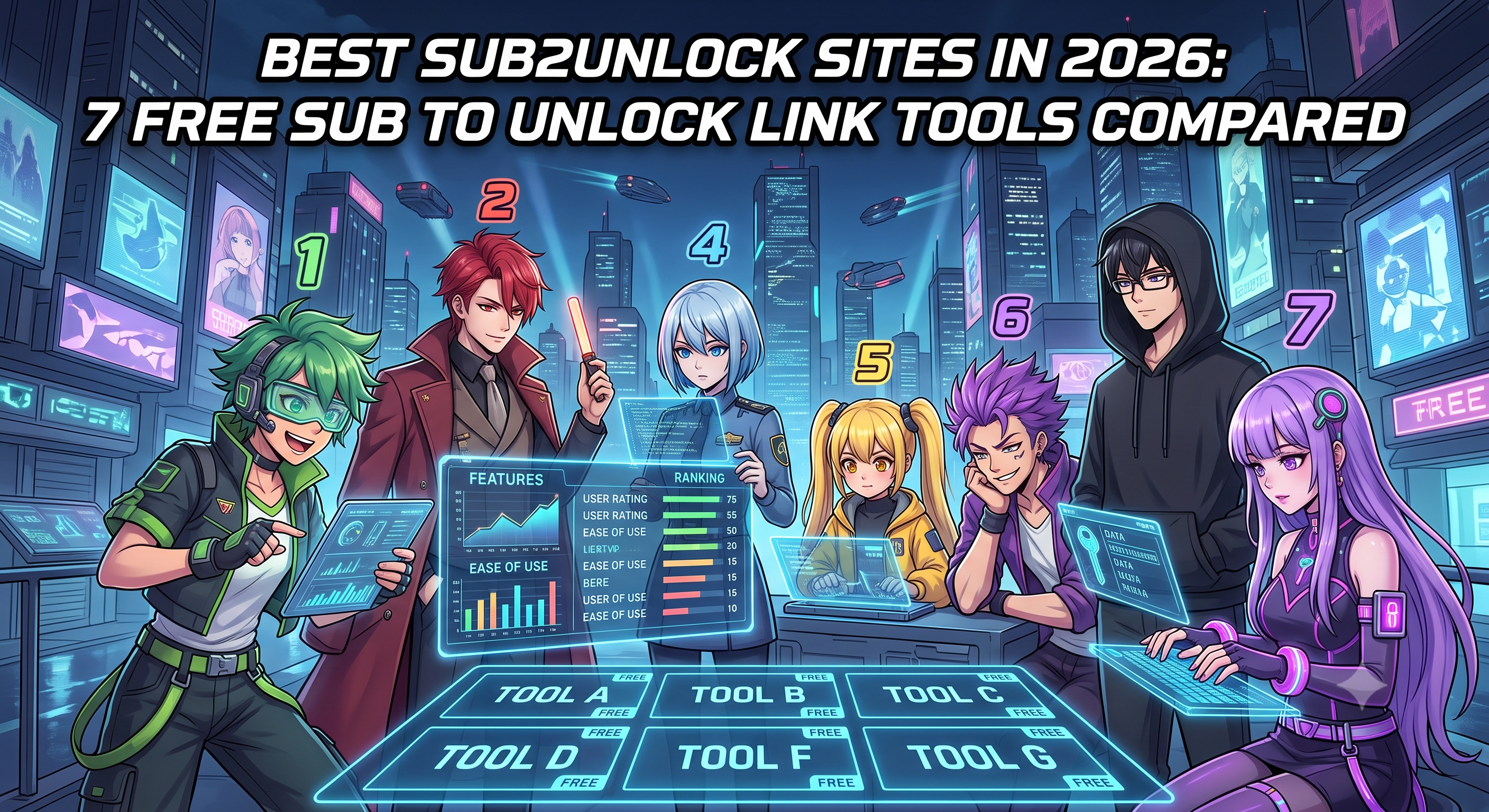 Best Sub2Unlock Sites in 2026: 7 Free Sub to Unlock Link Tools Compared